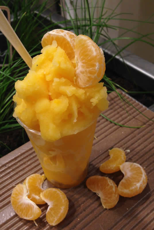 Granita al mandarino